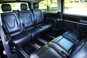Belarus,,Brest,-,July,30,,2019:mercedes-benz,V-class,,Luxury,Saloon,Black
